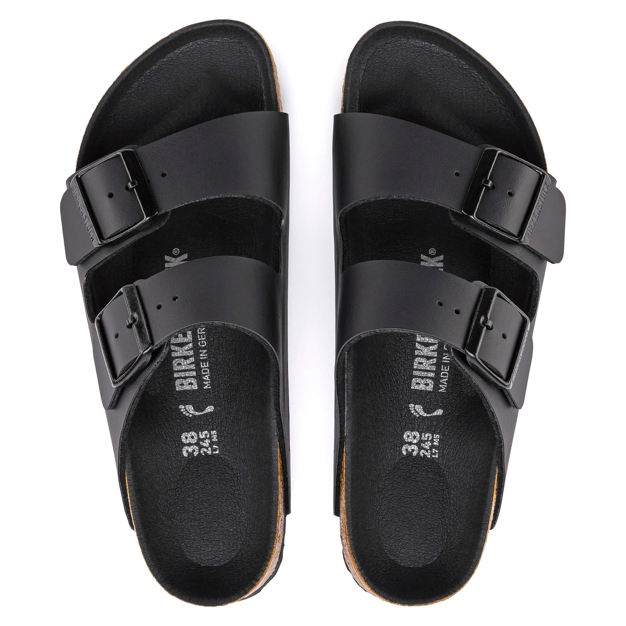 Arizona Triples Black Sandals