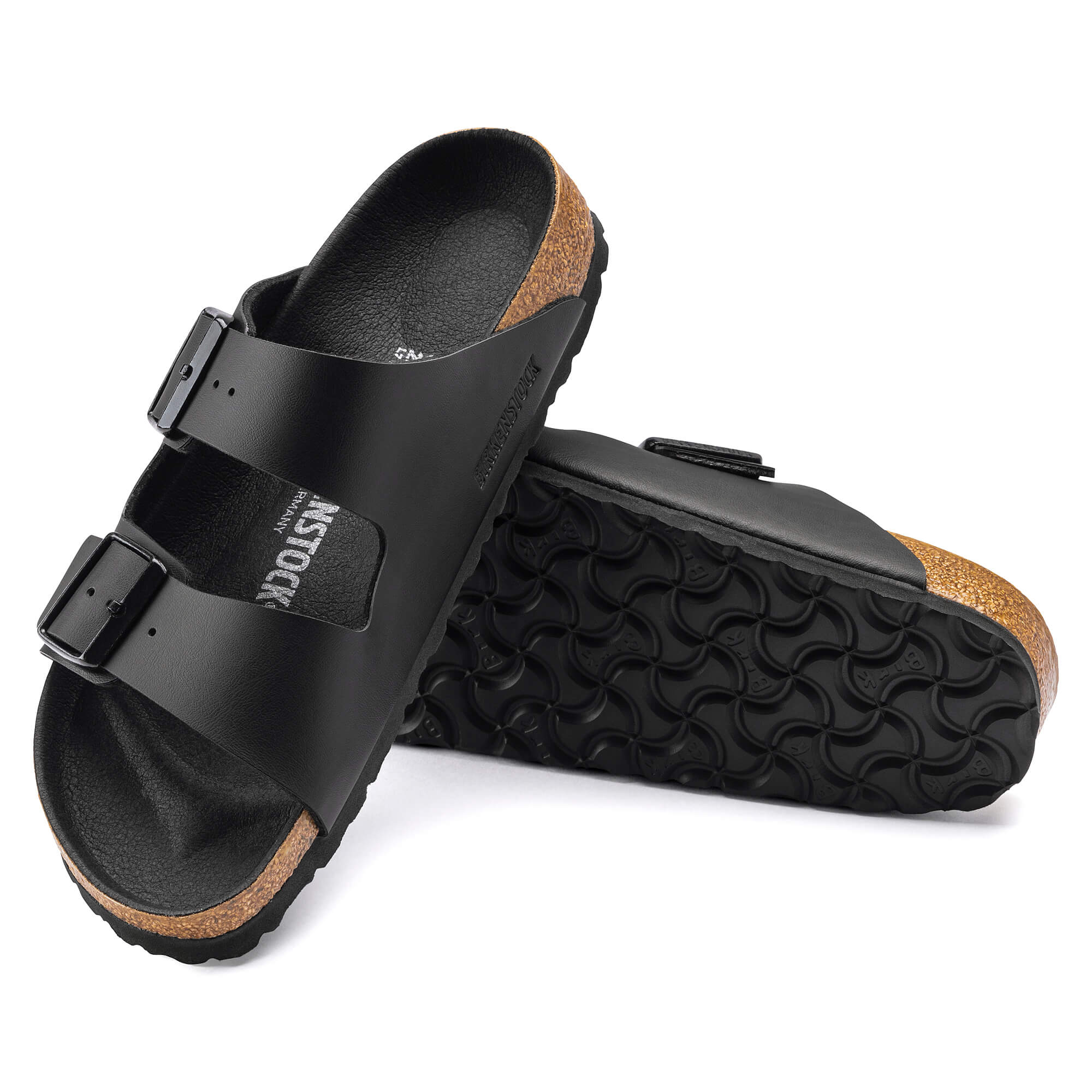 Arizona Triples Black Sandals