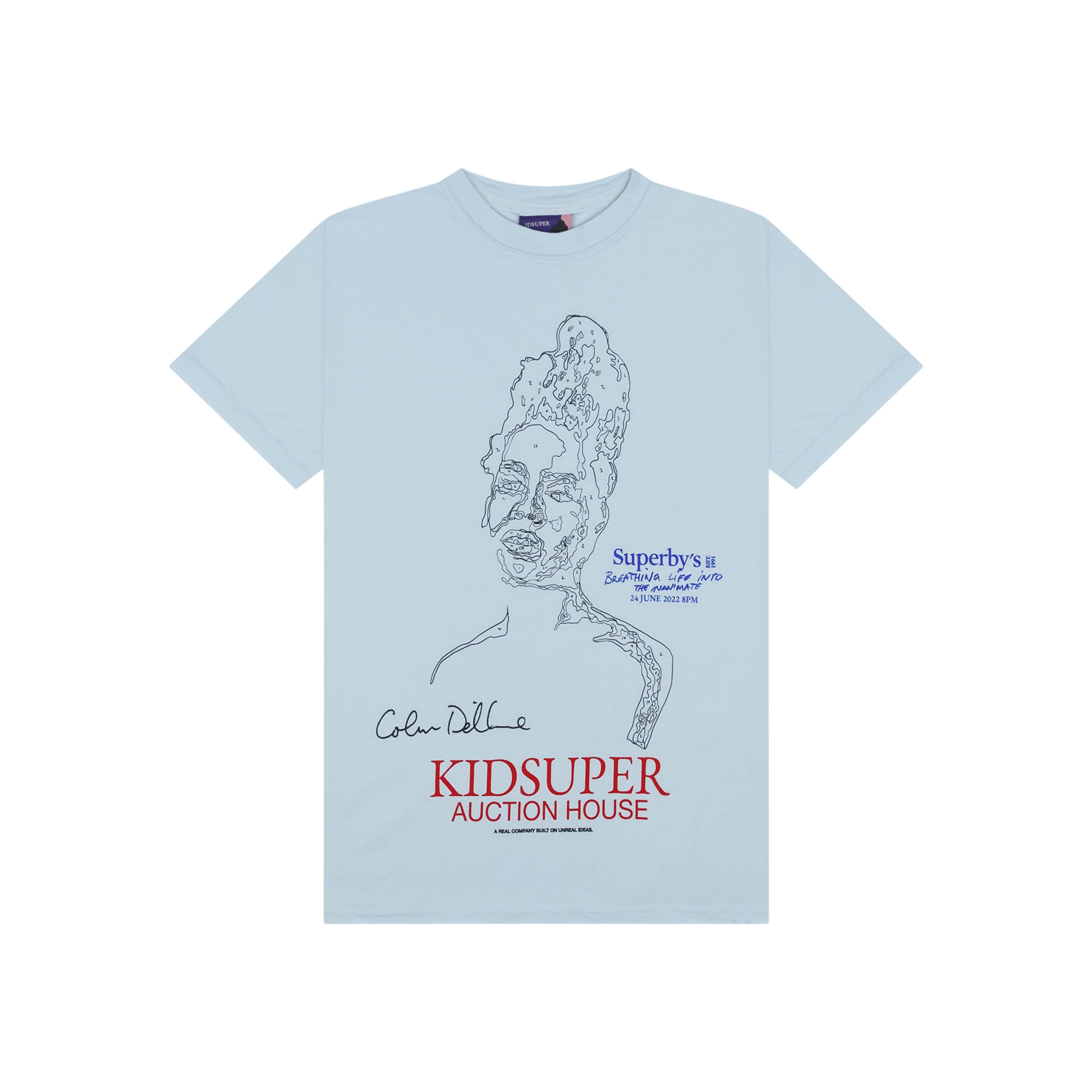 Paint By Number Tee Blue