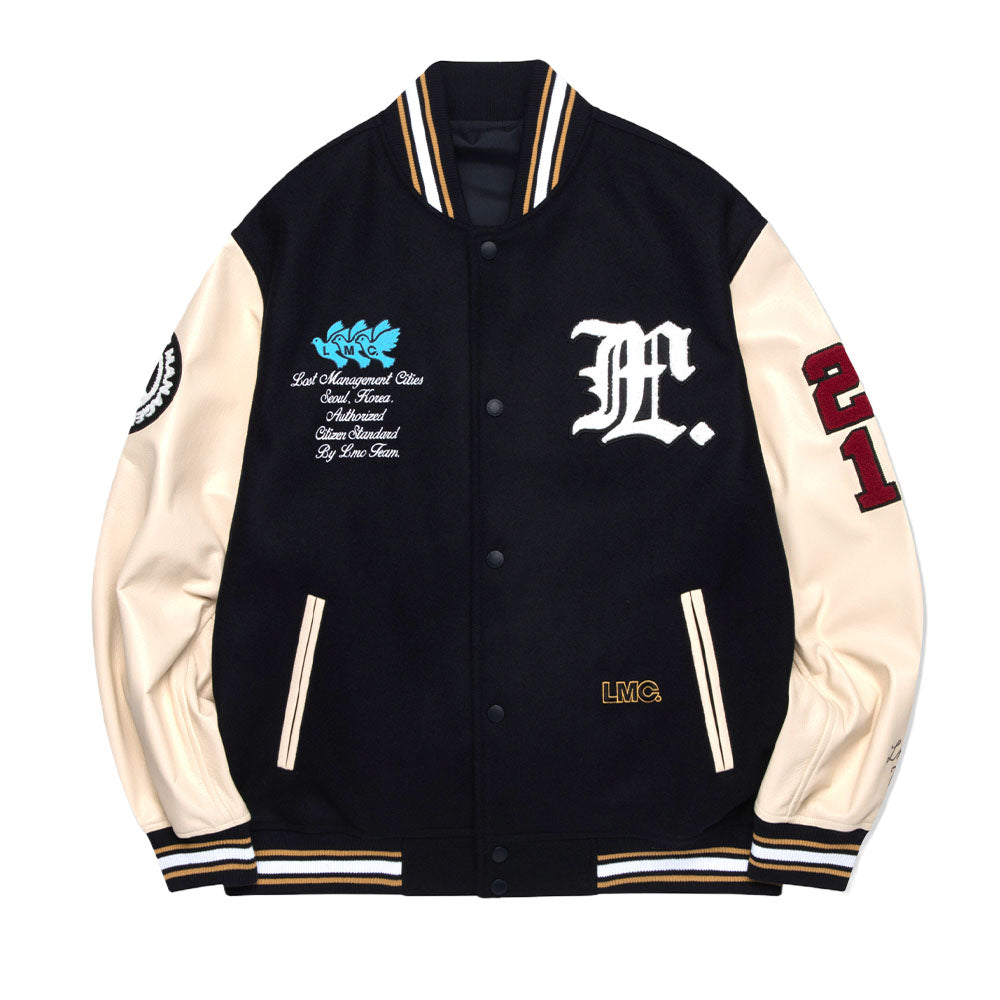 Peace Wool Varsity Jacket