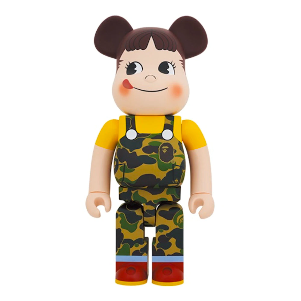 Be@rbrick 1000% Bape X Pekochan Green