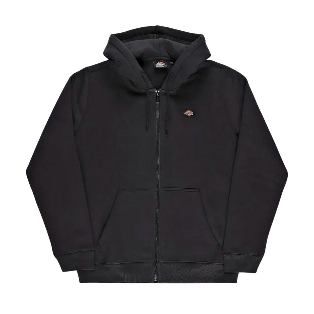 Oakport Zip Hoodie Black