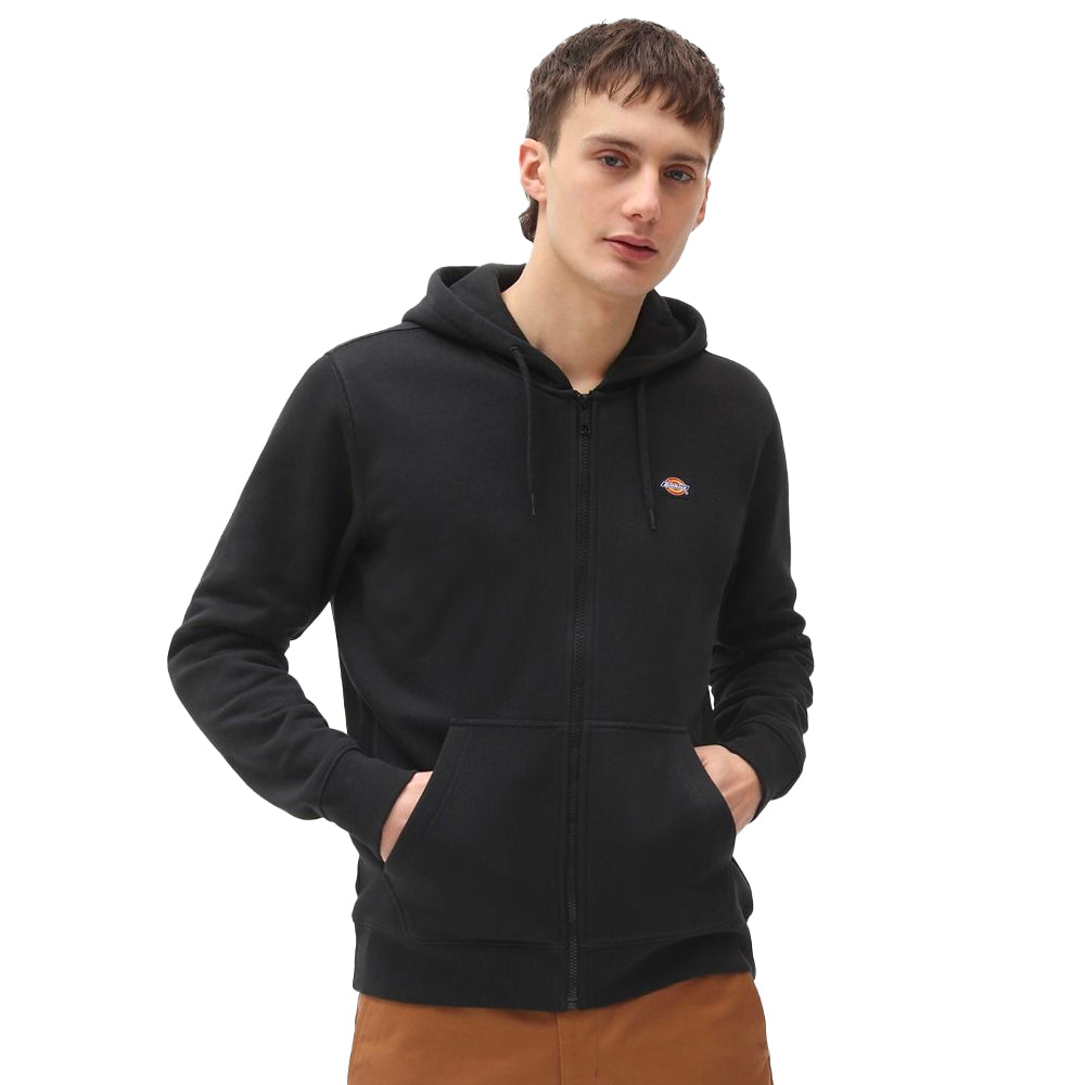 Oakport Zip Hoodie Black