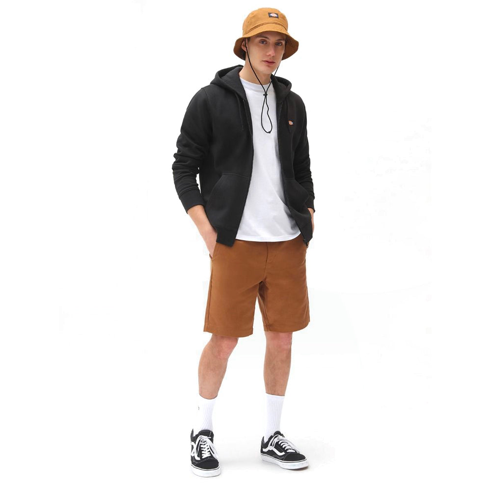 Oakport Zip Hoodie Black