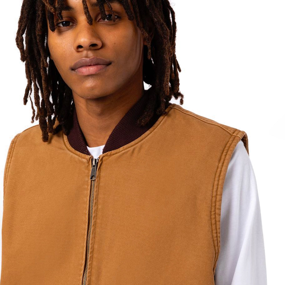 Duck Canvas Vest Sw Brown Duck