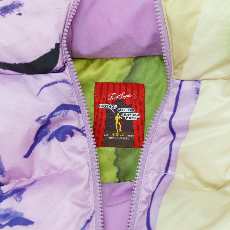 Printed Shiny Puffer