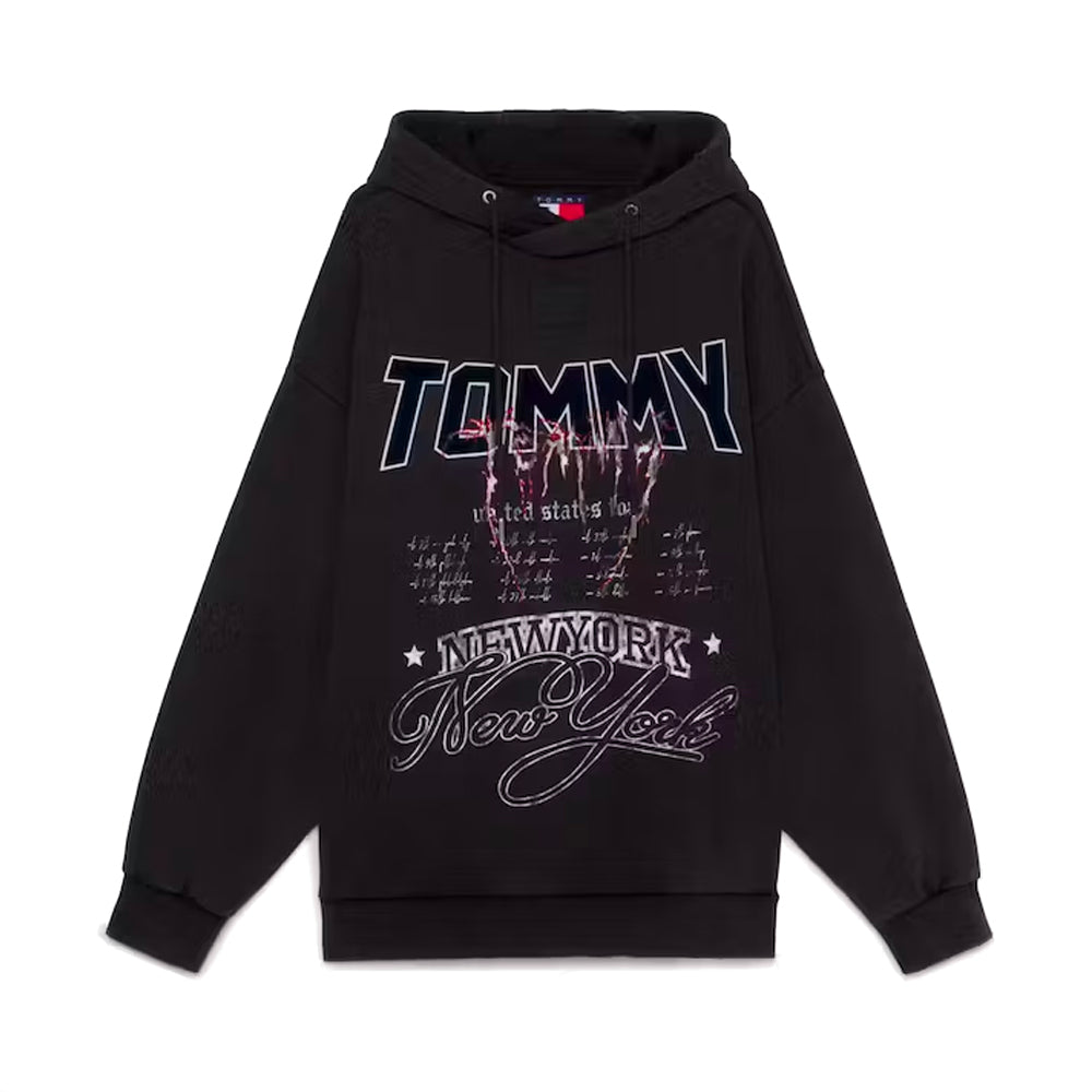 Graphic Logo Drawstring Hoodie