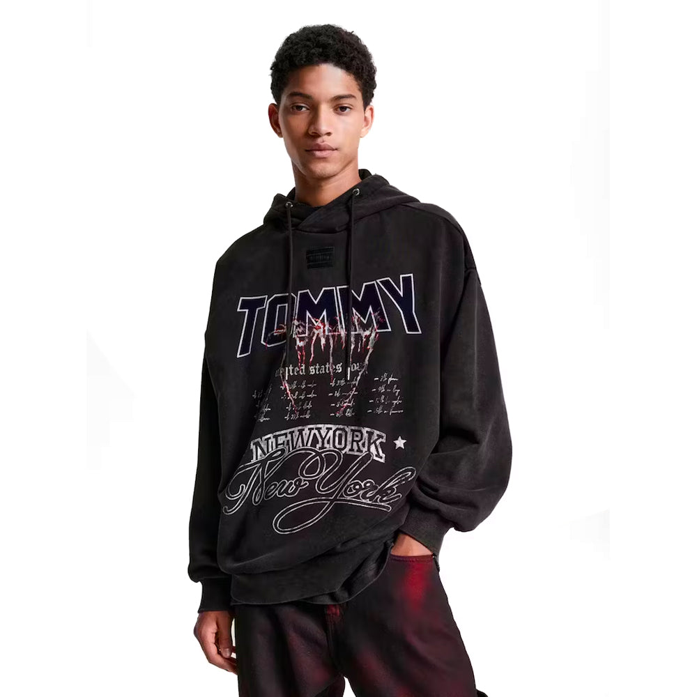 Graphic Logo Drawstring Hoodie