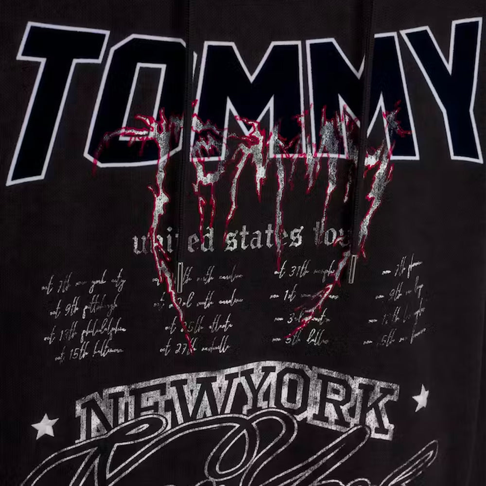 Graphic Logo Drawstring Hoodie