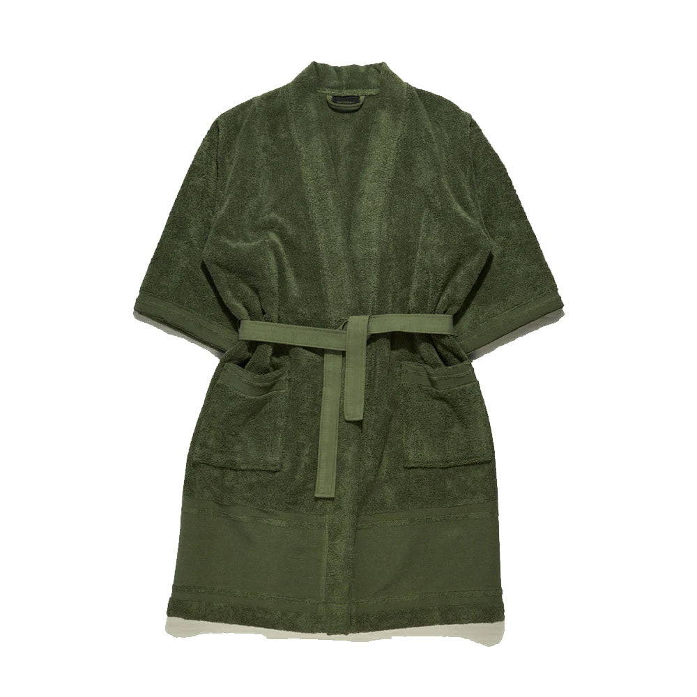 Kimono Robe Organic Cotton 600 Olivel/xl