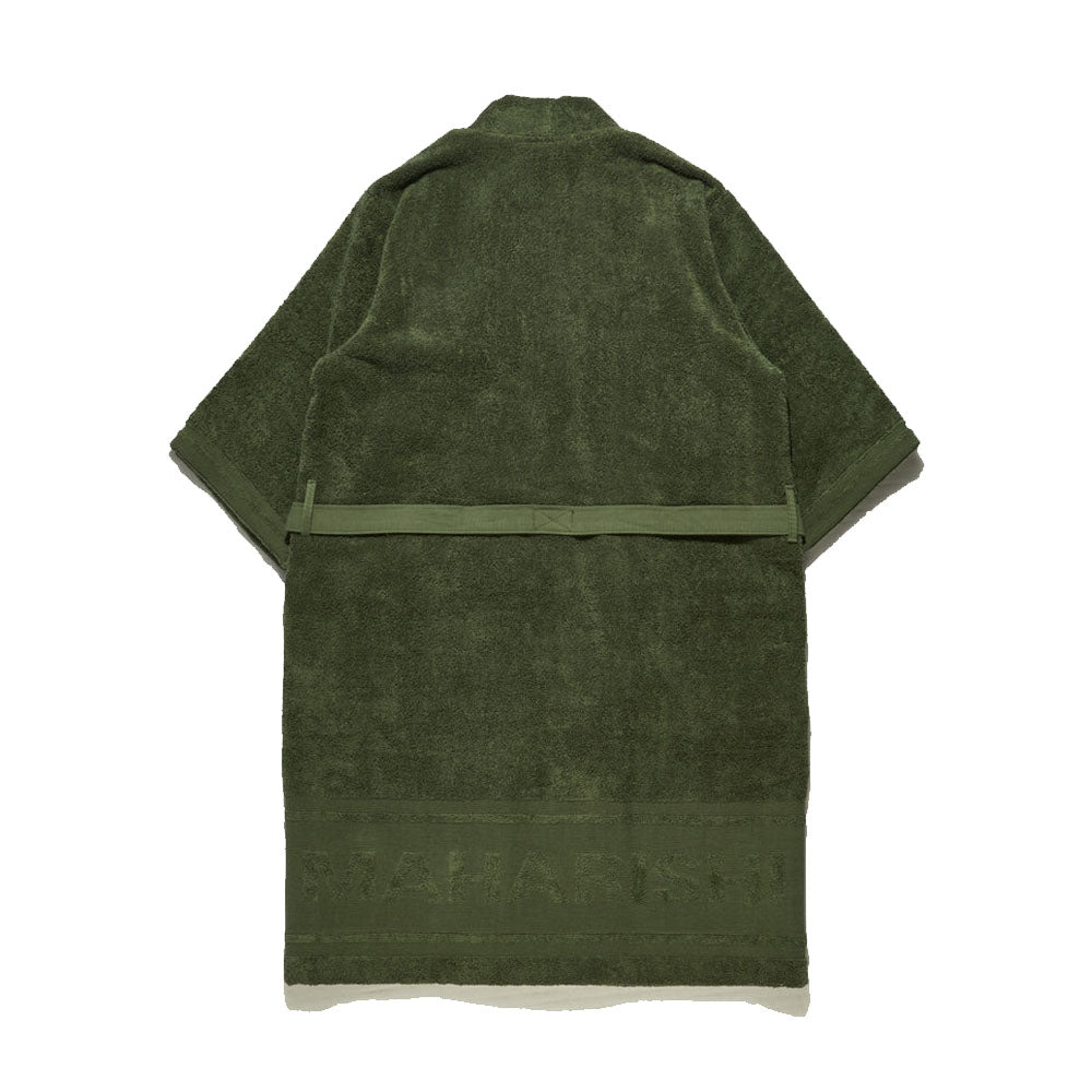 Kimono Robe Organic Cotton 600 Olivel/xl