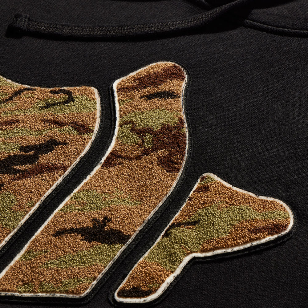 Maha Temp e Hooded Sweat Organic Cotton Sweat B ack