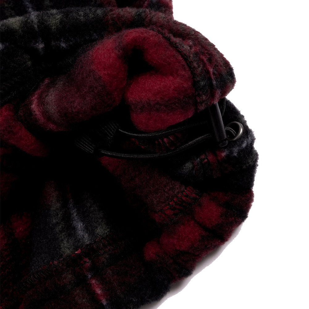 Tartan Fleece Hooded Overshirt