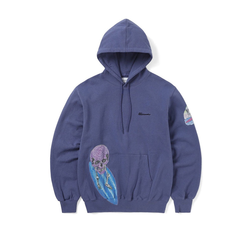 Surfing Skull Hoodie