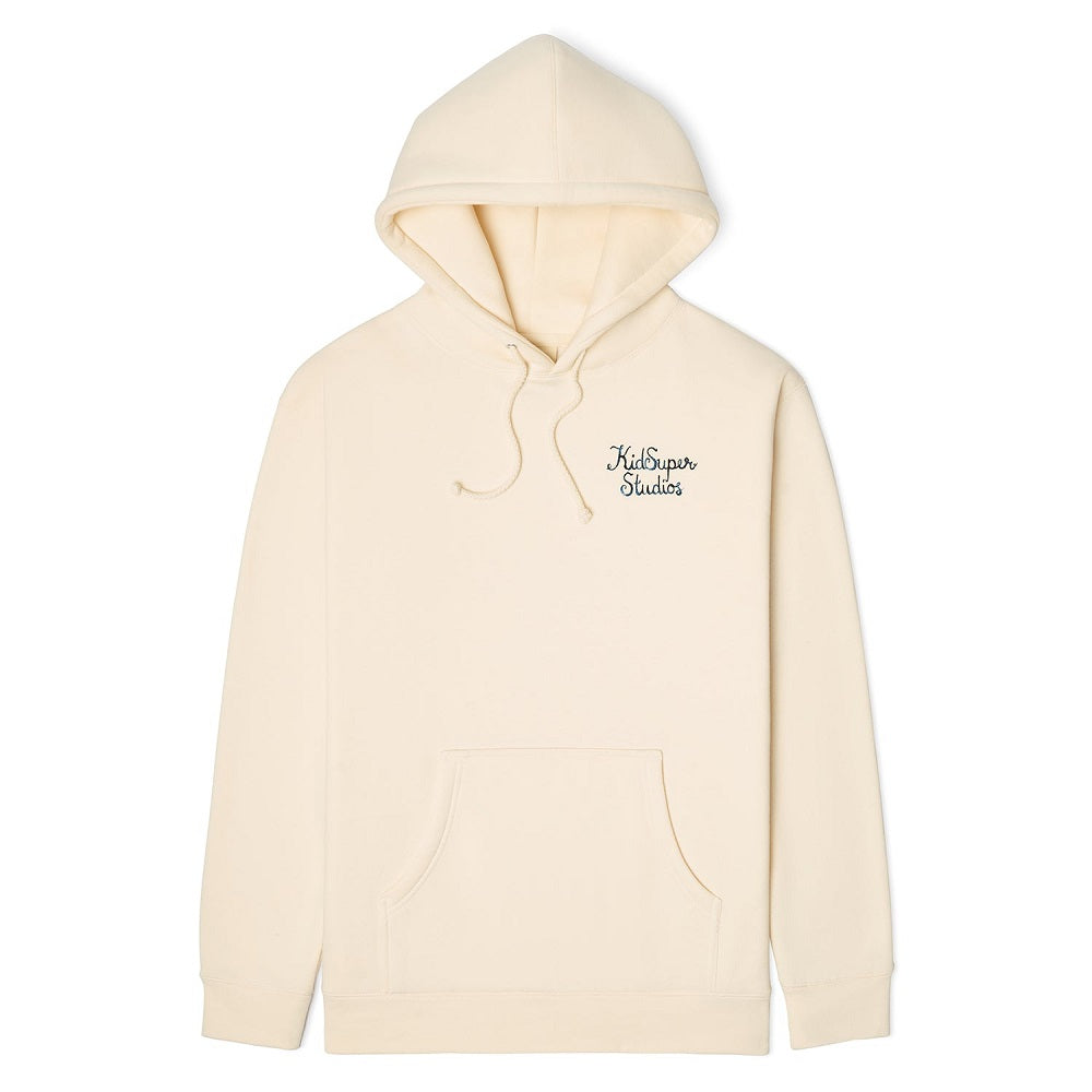 Ss24kid Script  ogo Hoodie Cream