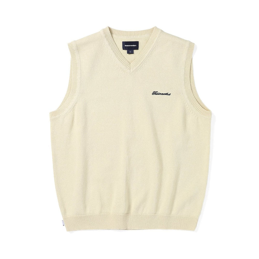 Script Logo Knit Vest