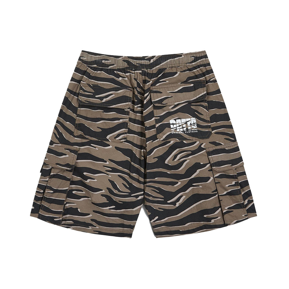 Tiger Stripe Camo Cargo Ripstop Shorts