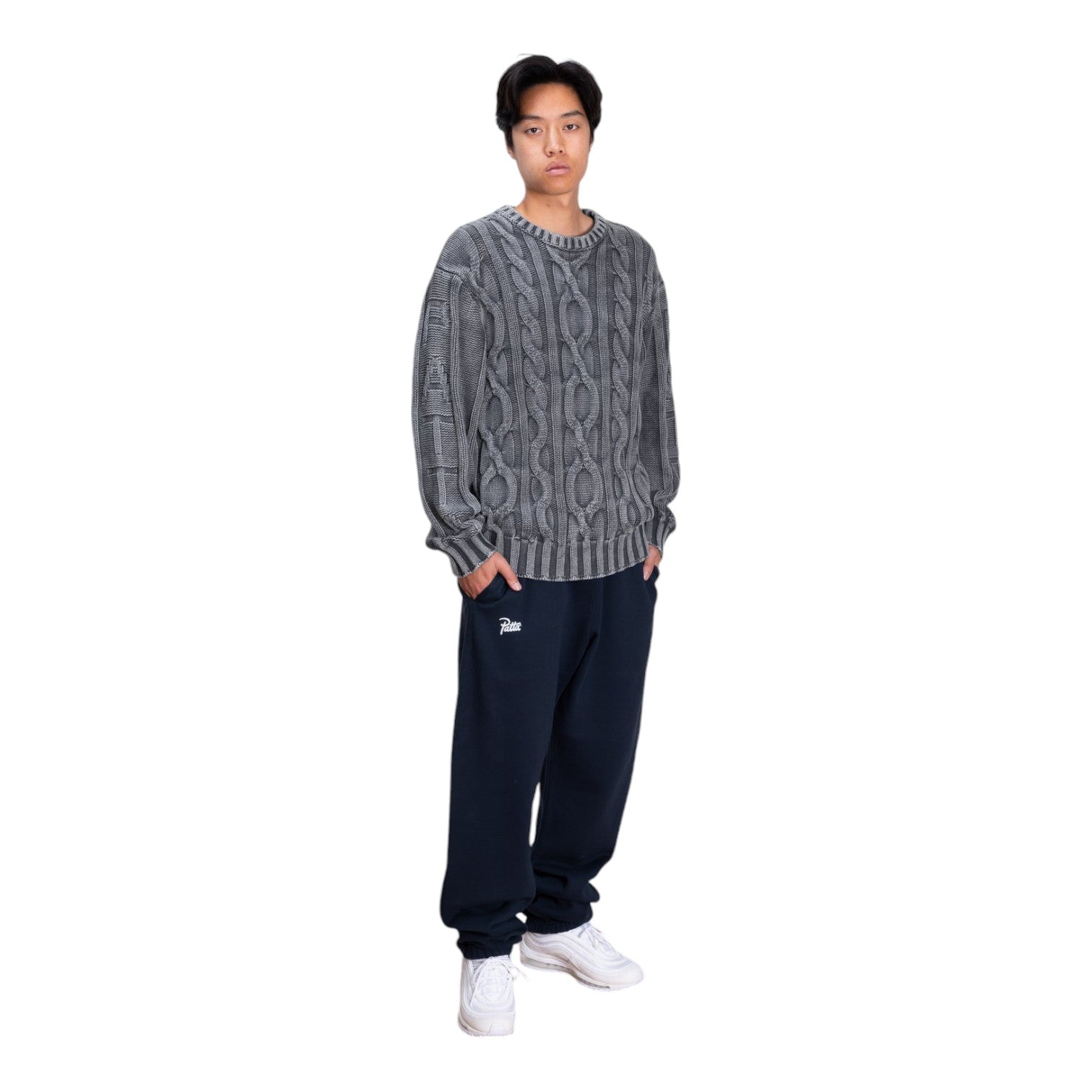Cable Knitted Cold Dye Jumper