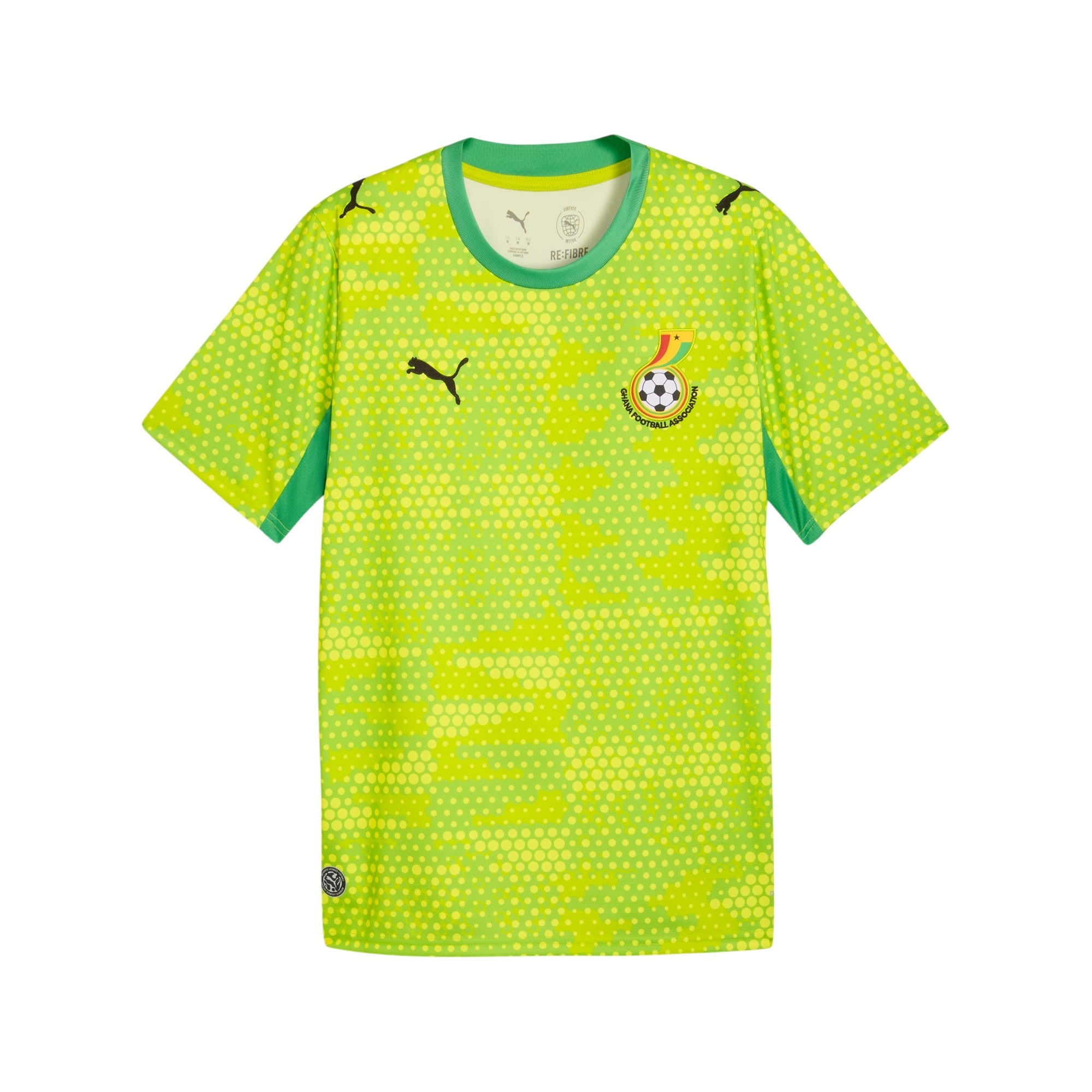 PUMA X GHANA X SALEHE BEMBURY Replica Match Jersey Goalkeeper Yellow