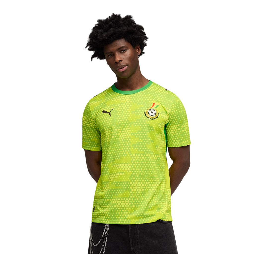 PUMA X GHANA X SALEHE BEMBURY Replica Match Jersey Goalkeeper Yellow