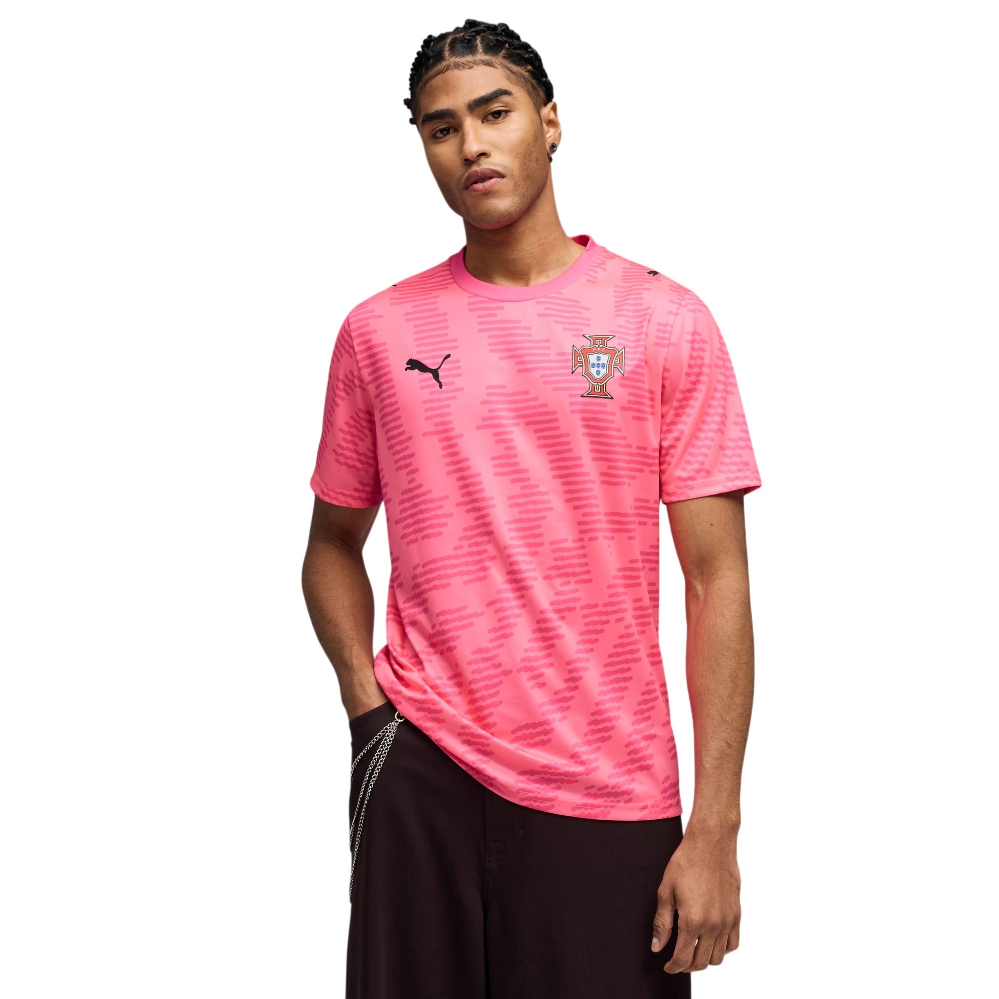 PUMA X PORTOGALLO X SALEHE BEMBURY Replica Match Jersey Goalkeeper Pink