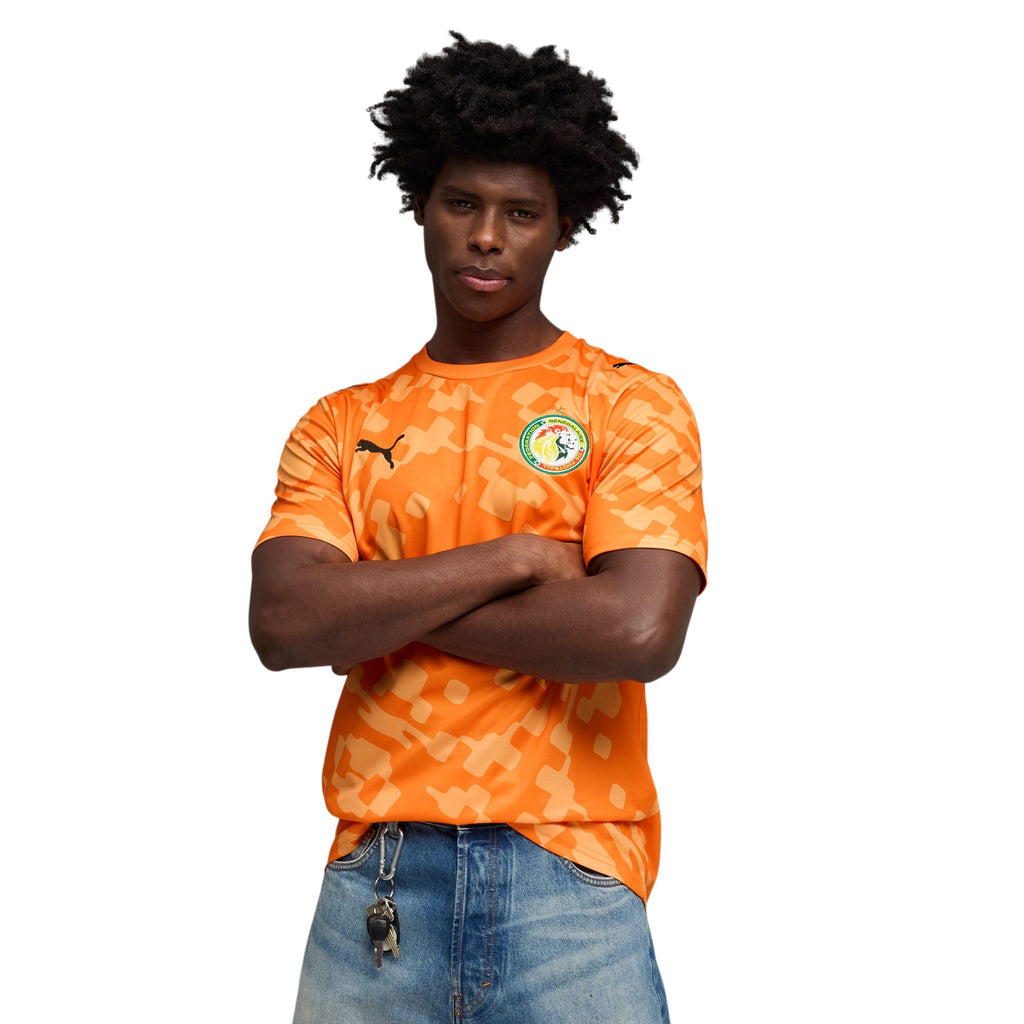 PUMA X SENEGAL X SALEHE BEMBURY Replica Match Jersey Goalkeeper Orange