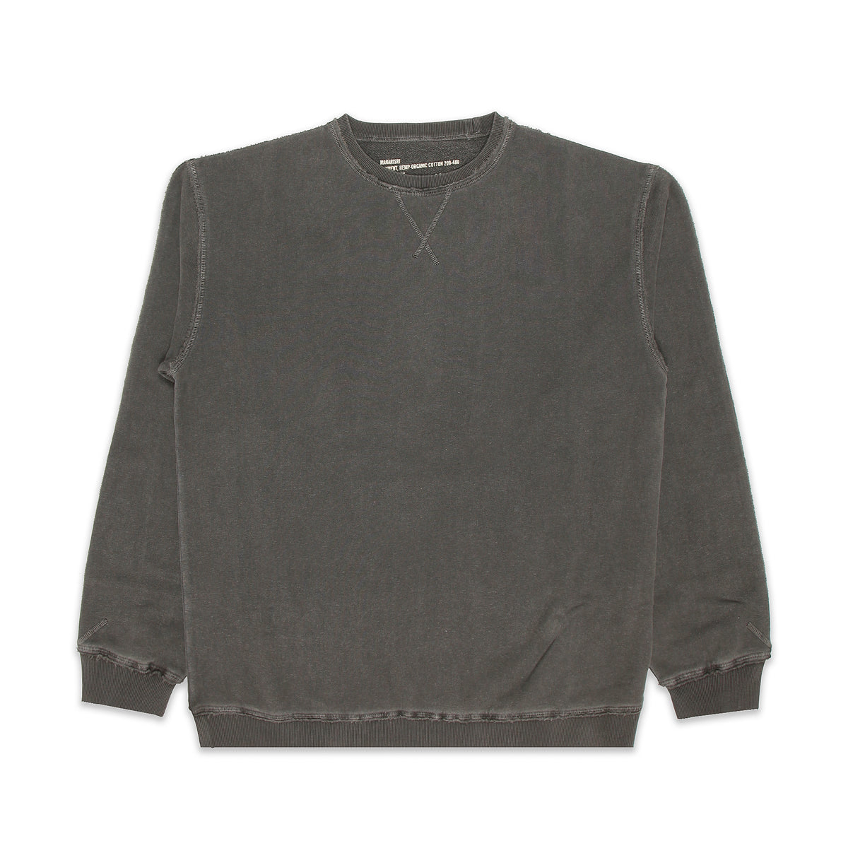 Hemp Organic Crew Sweat Vintage Stonewashed