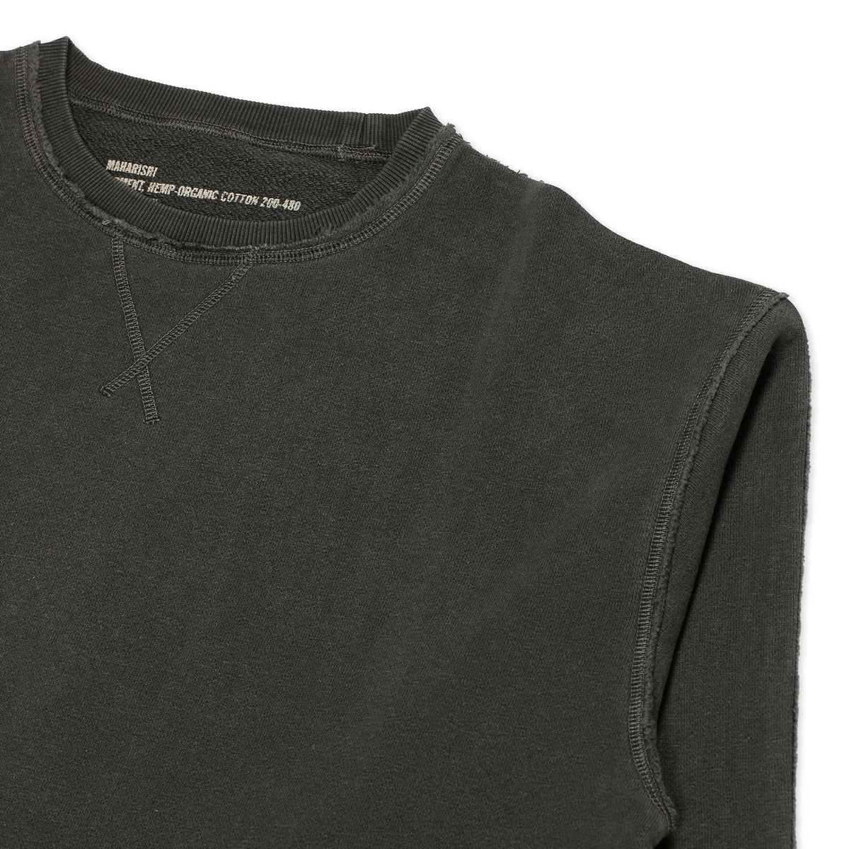 Hemp Organic Crew Sweat Vintage Stonewashed