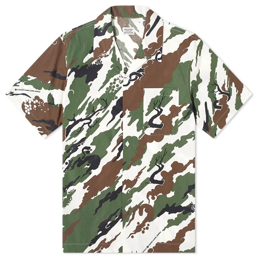 Camicia A Maniche Corte Da  Bonsai Forest Camouf age