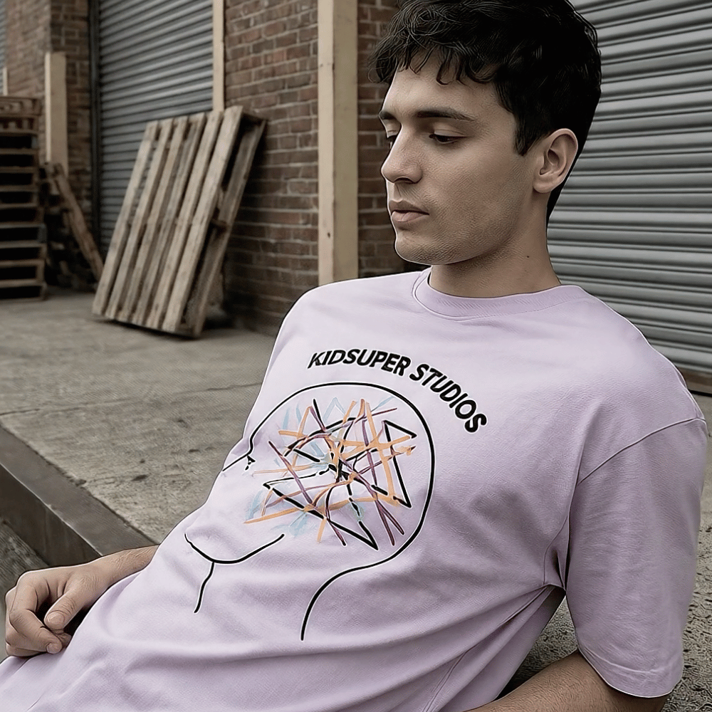 Thoughts In My Head Tee Lilac