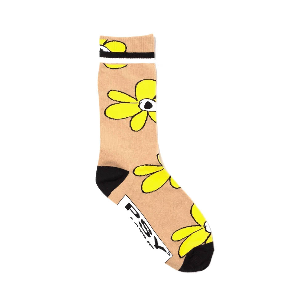 Calzini Con Stampa Del Logo Rosa Cenere