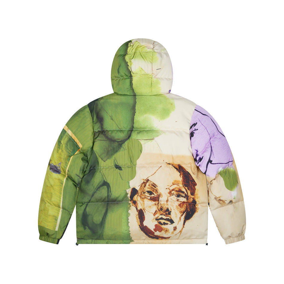 Printed Shiny Puffer