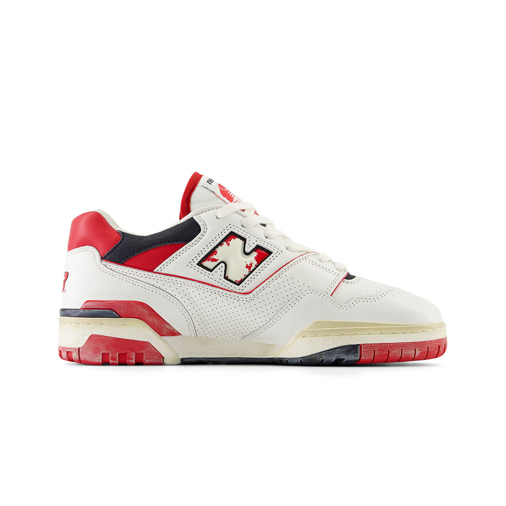 New Balance 550 Vintage White Red