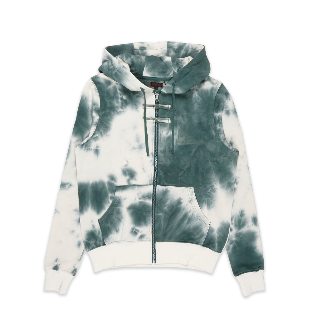 Chinese Button Zip Up Hoodie