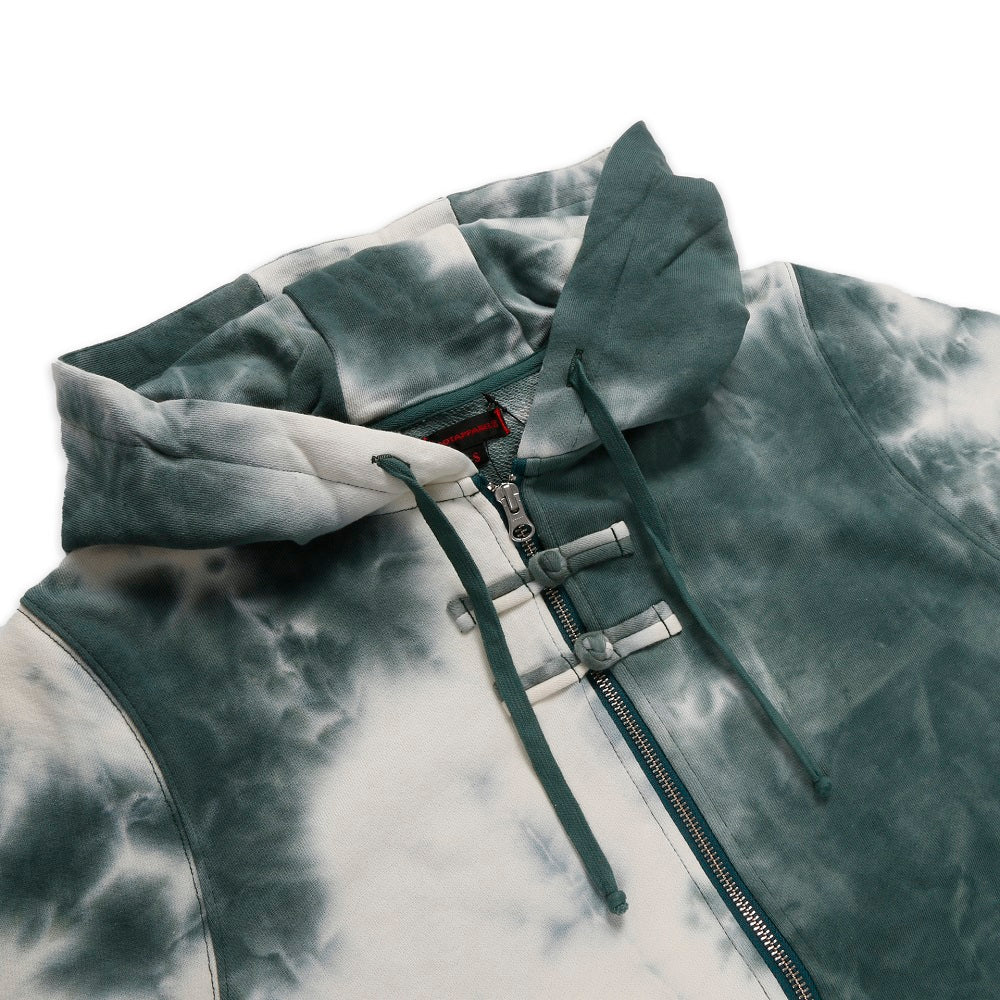 Chinese Button Zip Up Hoodie