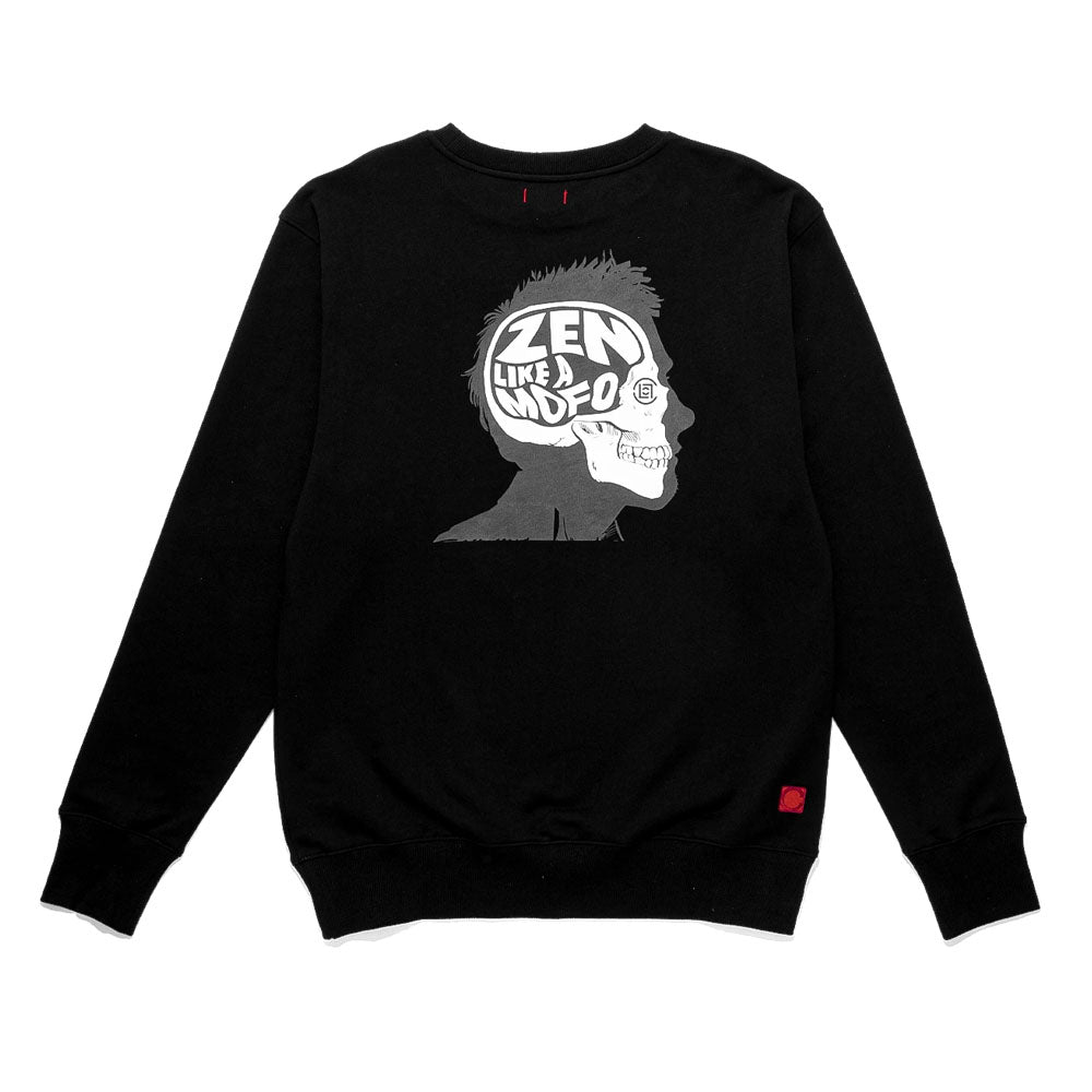 Head Crewneck Man's Hoody B ack