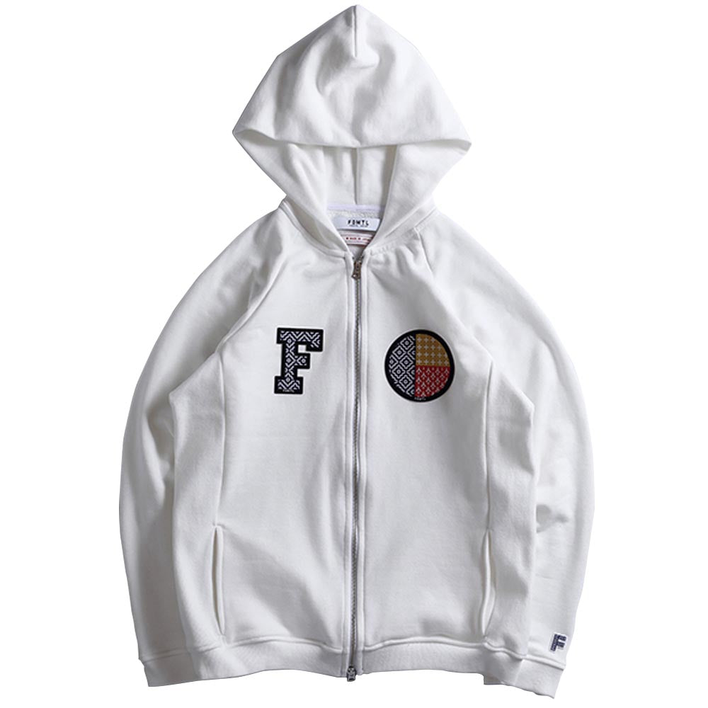 SASHIKO PATCHES ZIP PARKA