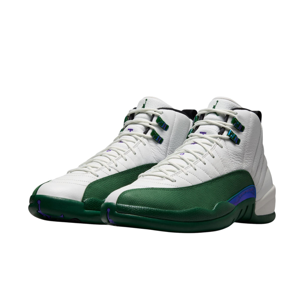 Air Jordan 12 Retro Bucks Summit White Gorge Green