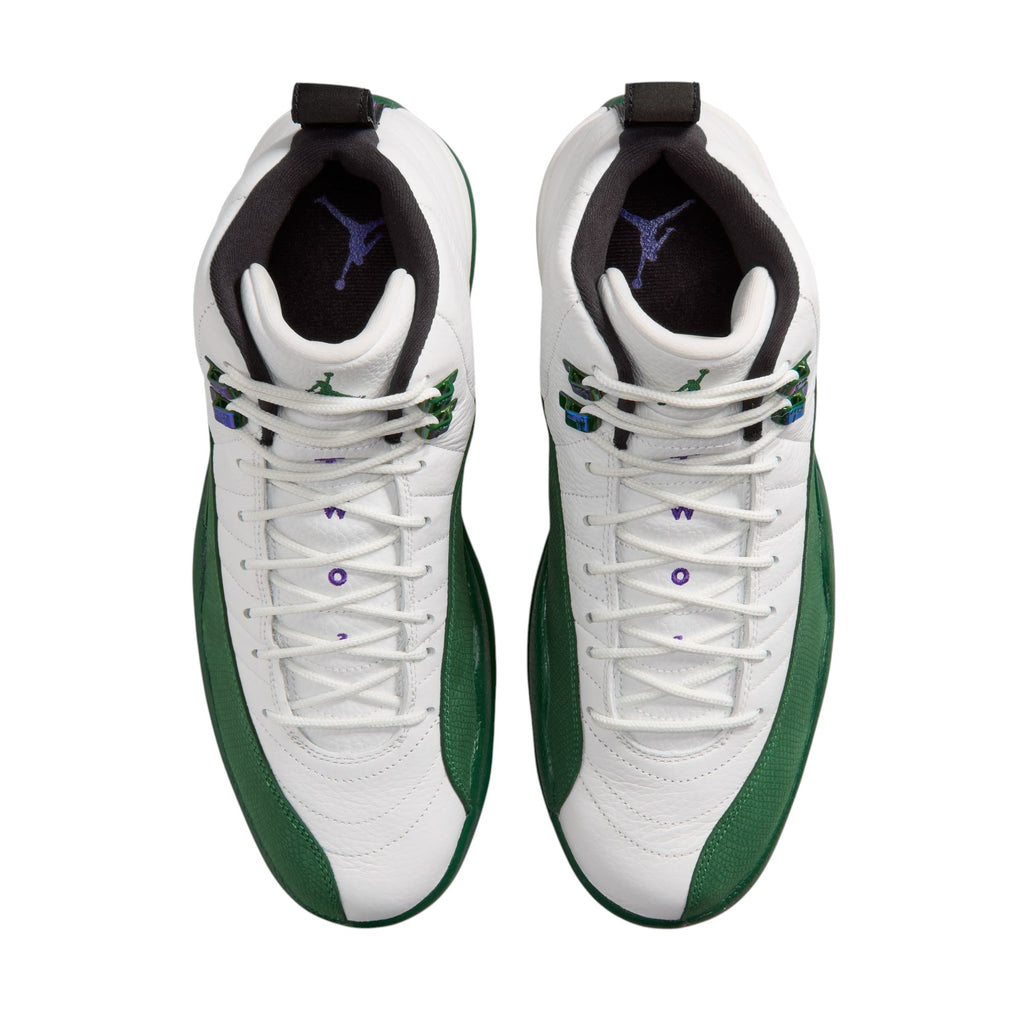 Air Jordan 12 Retro Bucks Summit White Gorge Green