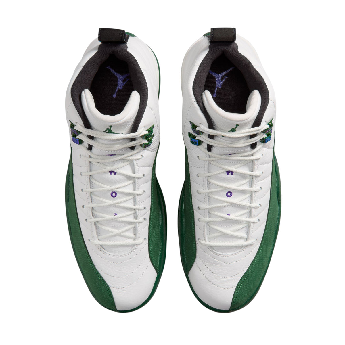 Air Jordan 12 Retro Bucks Summit White Gorge Green