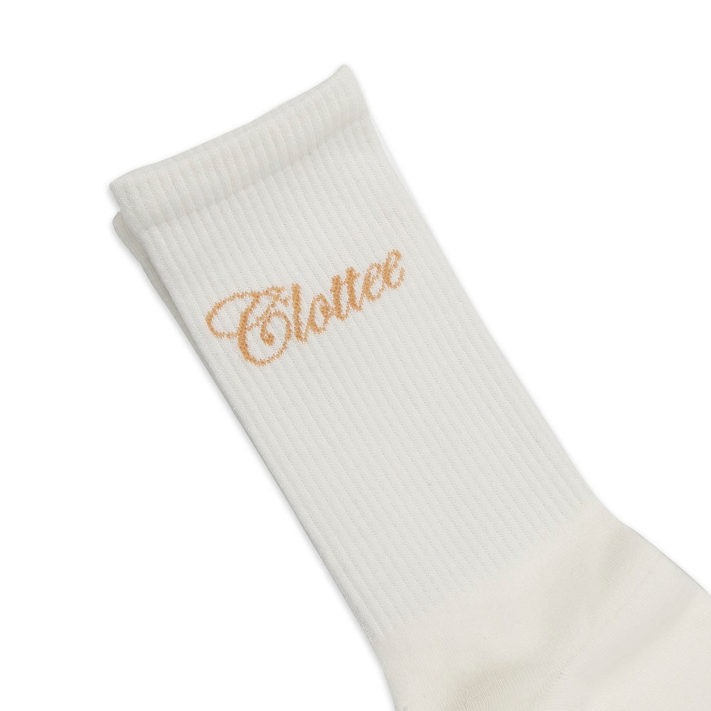 CLOTTEE SCRIPT SOCKS (2 PAIR SET)
