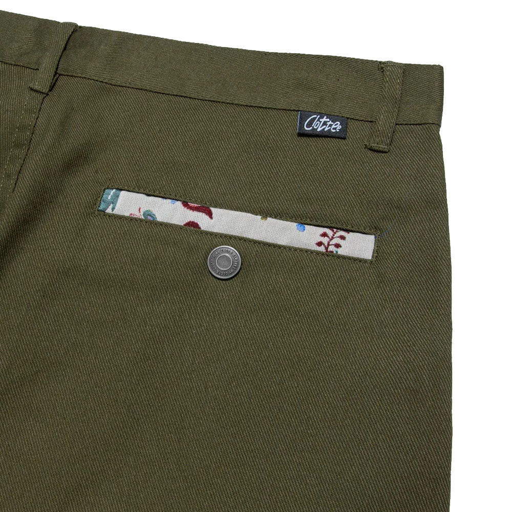 Contrast Cuff Pant