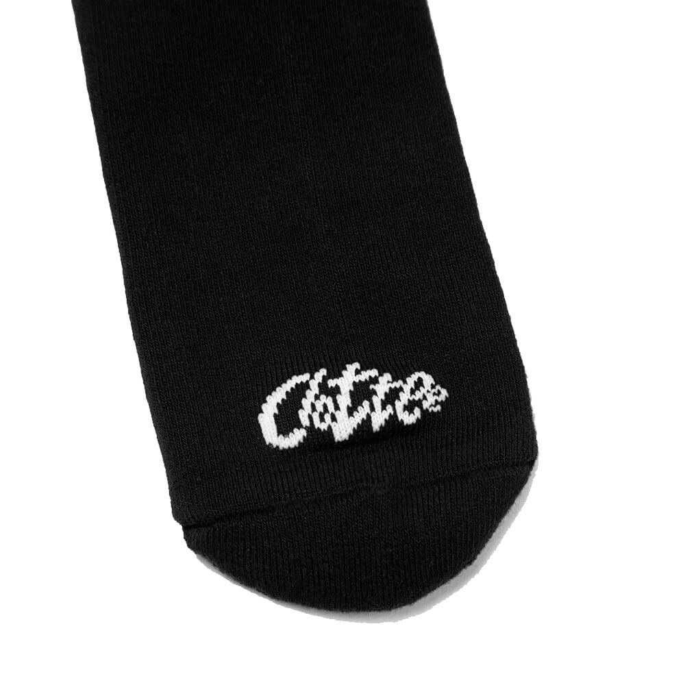 CLOUD SOCKS (WHITE / BLACK, 2PCS SET)