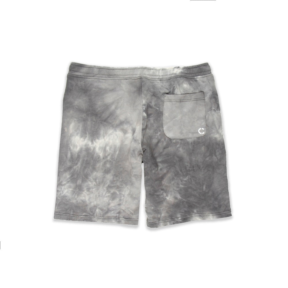 Script Tie Dye Sweatshorts