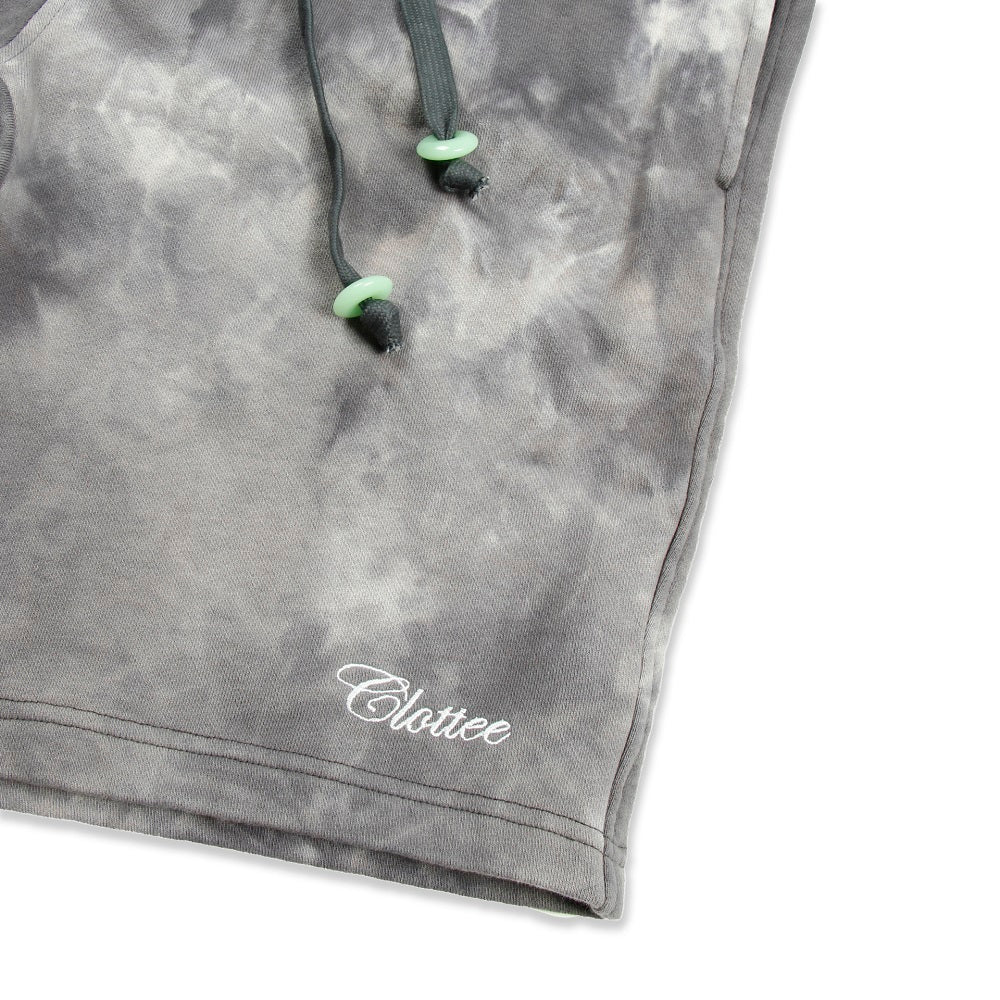 Script Tie Dye Sweatshorts