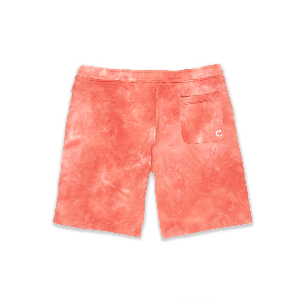 Script Tie Dye Sweatshorts
