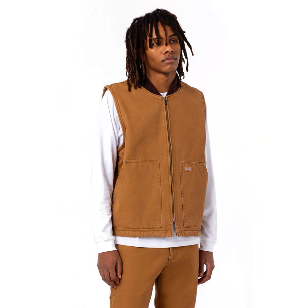 Duck Canvas Vest Sw Brown Duck