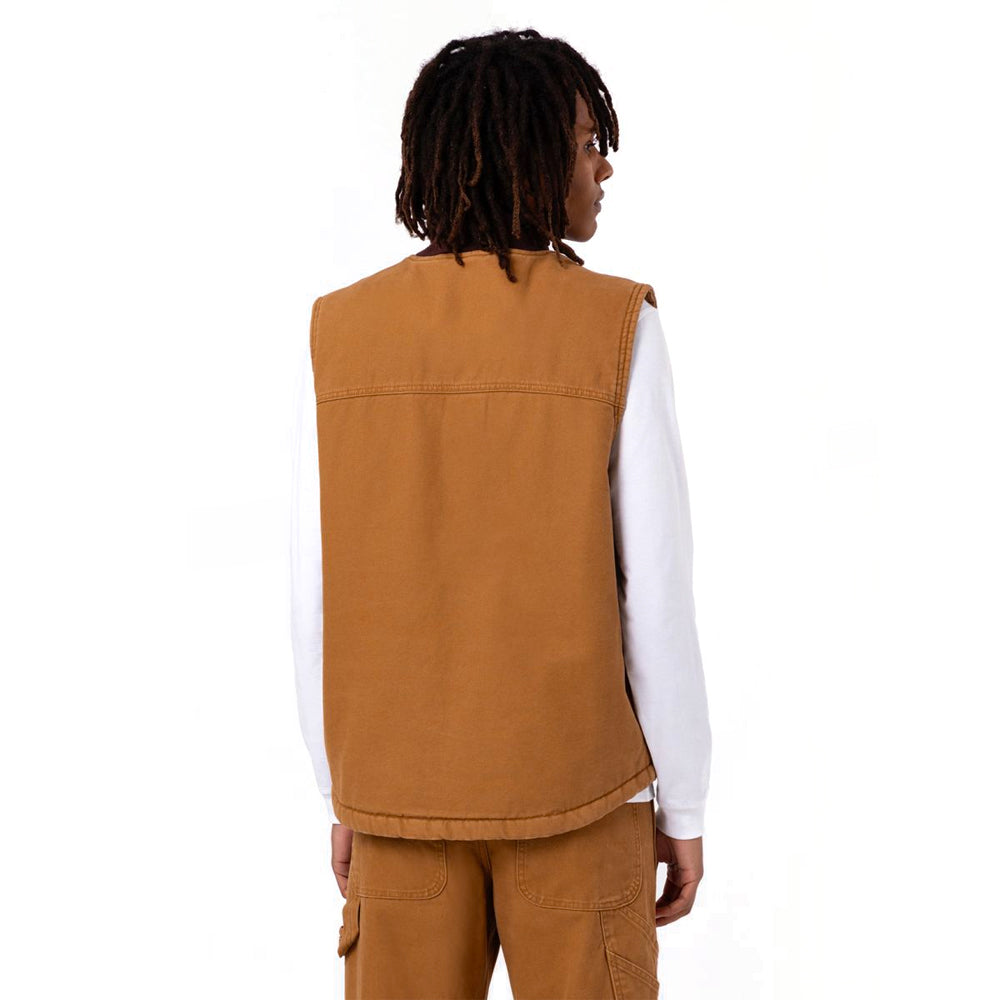 Duck Canvas Vest Sw Brown Duck