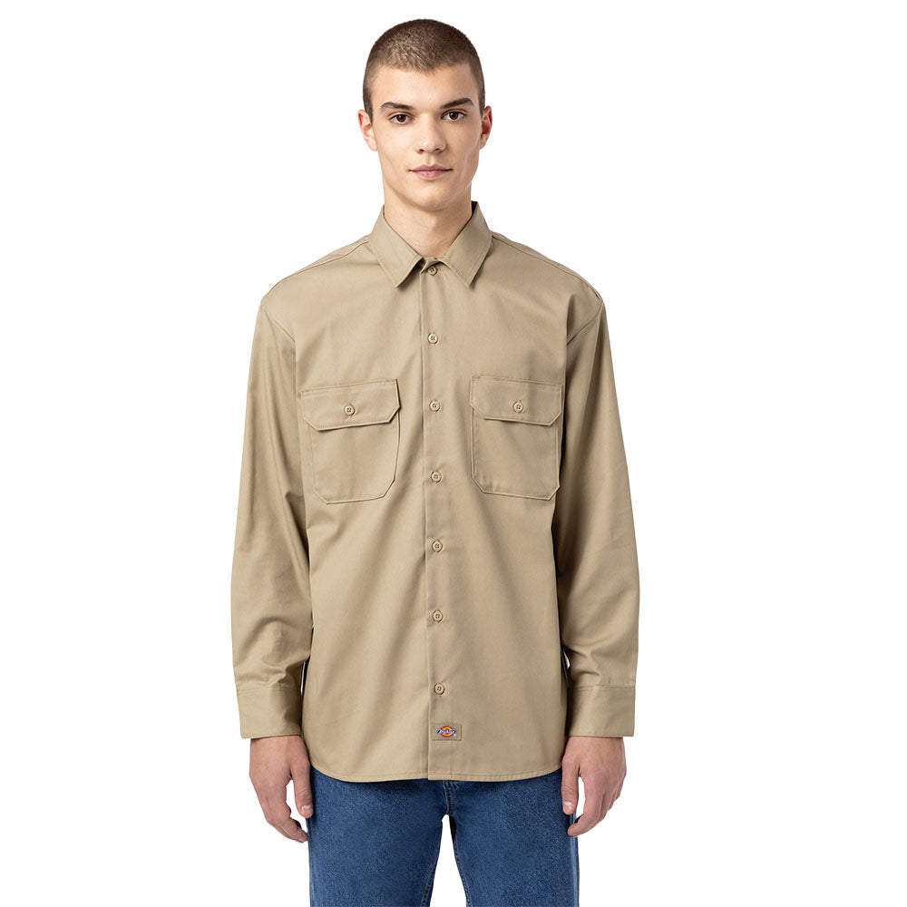 Work Shirt Ls Rec Khaki