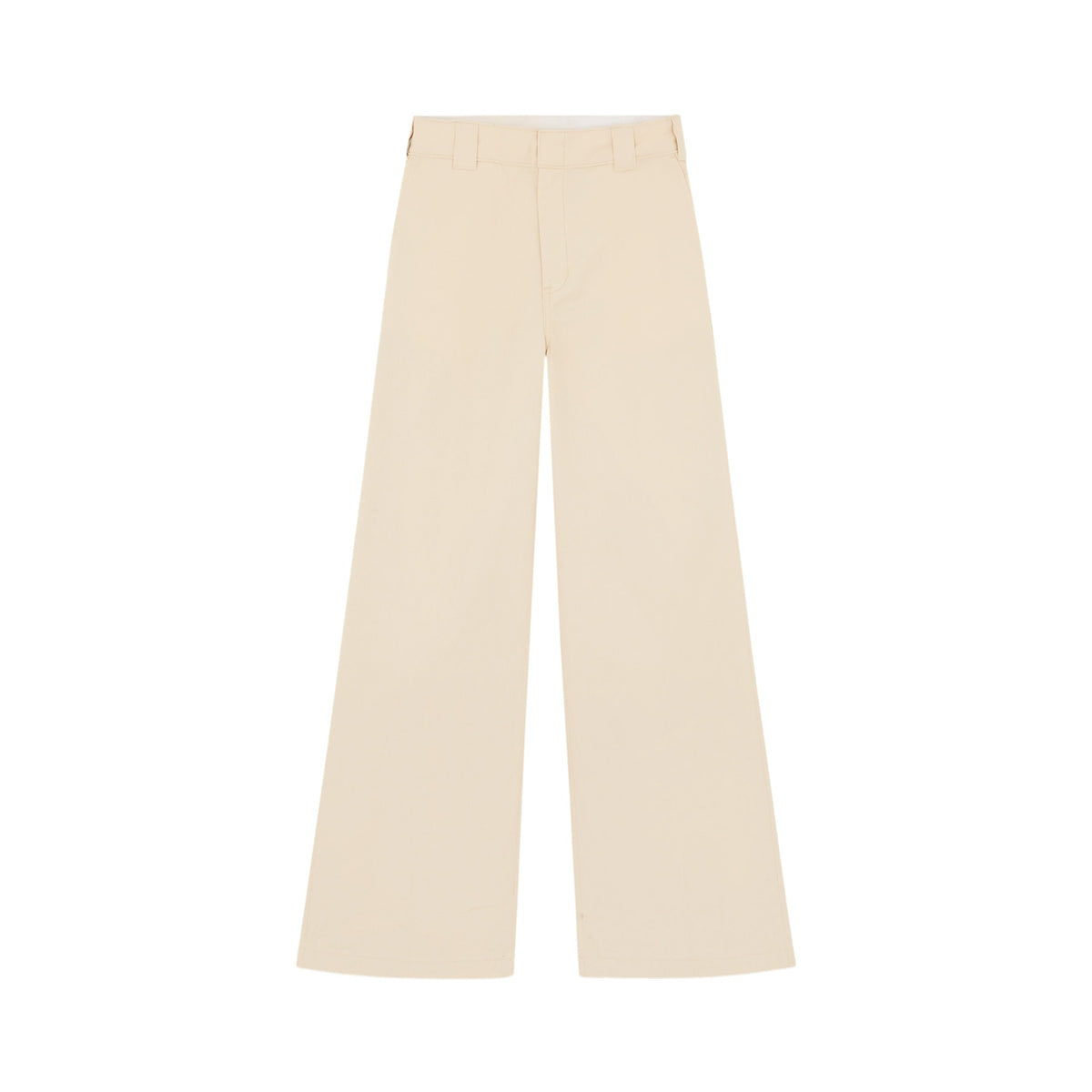 W WIDE LEG PANT WOOD ASH